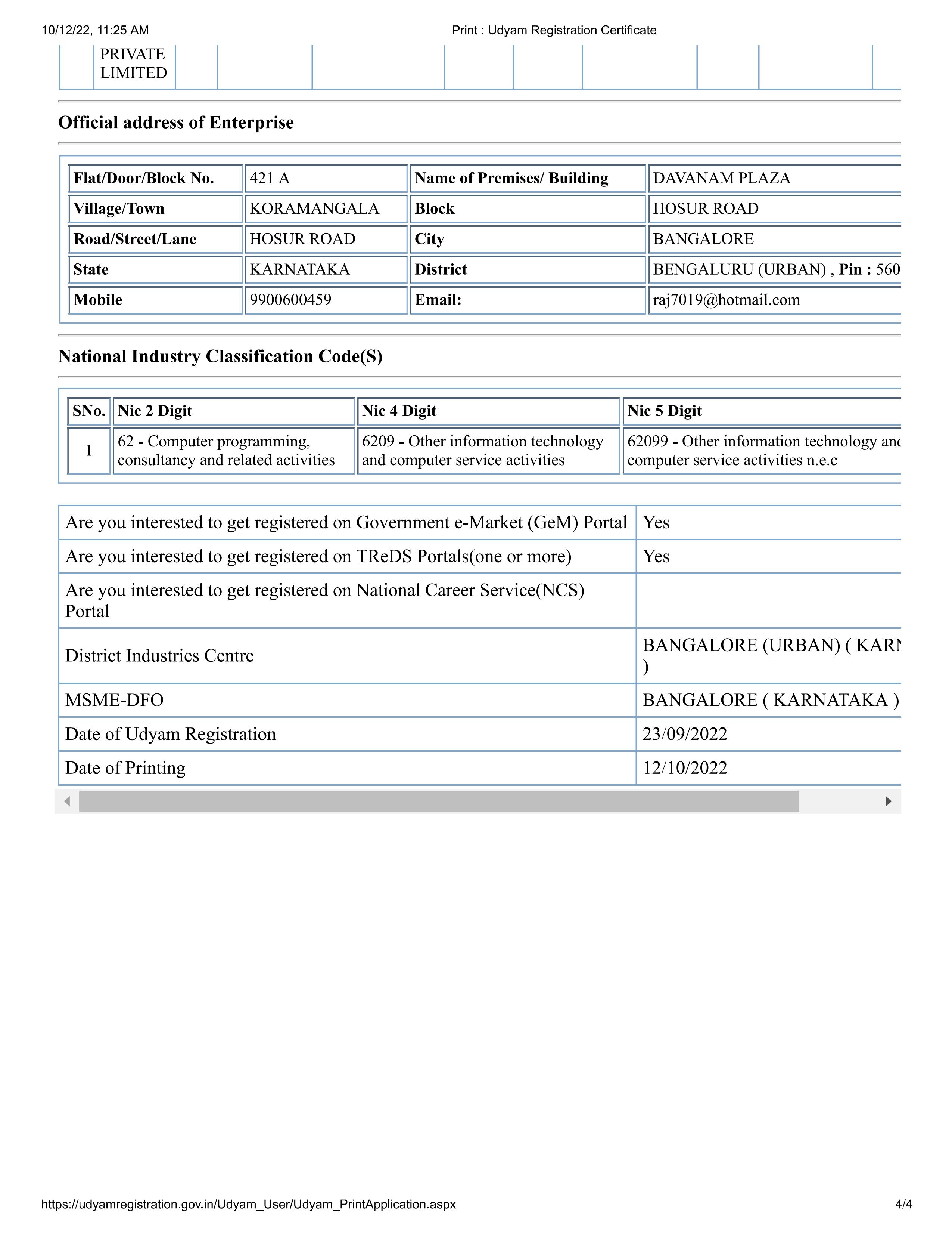 Certificate 4
